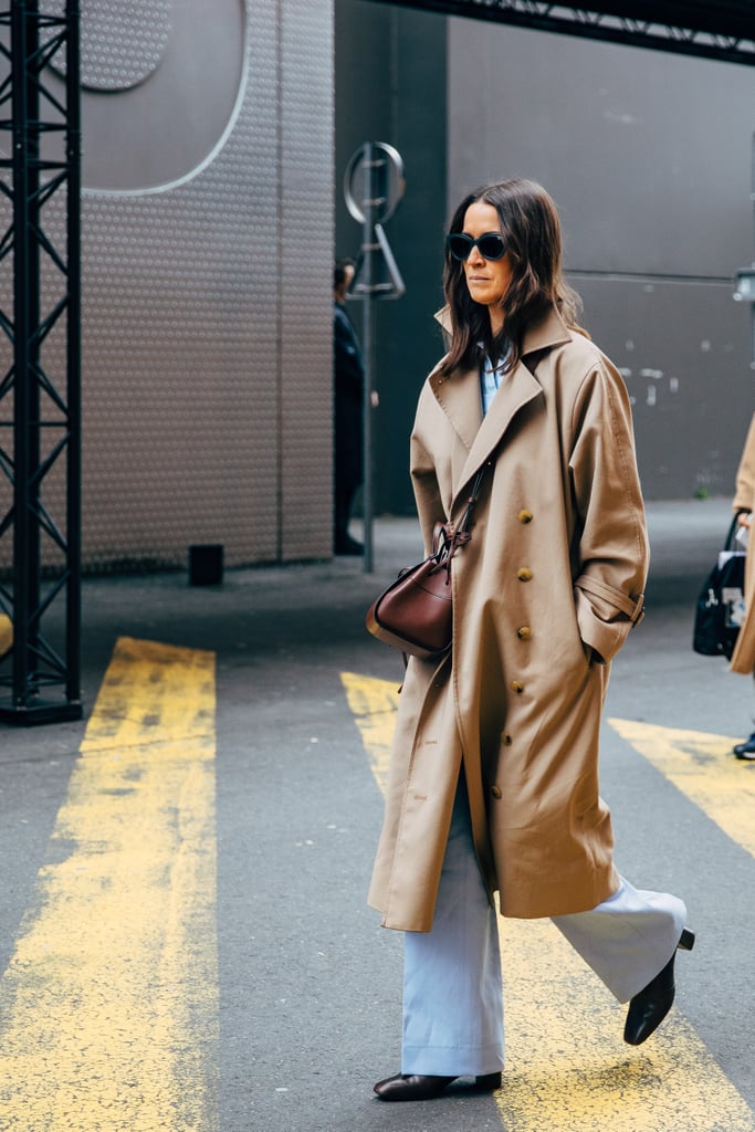 You can never go wrong with a sleek trench coat.