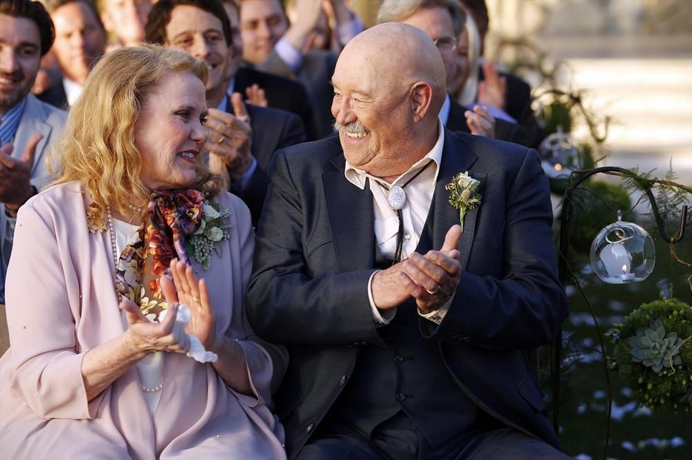 Barb and Merle in the audience.