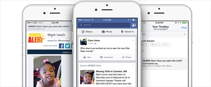 Amber Alerts on Facebook
