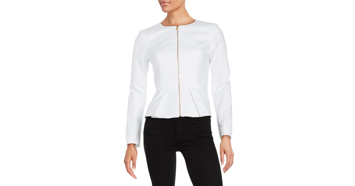calvin klein peplum jacket