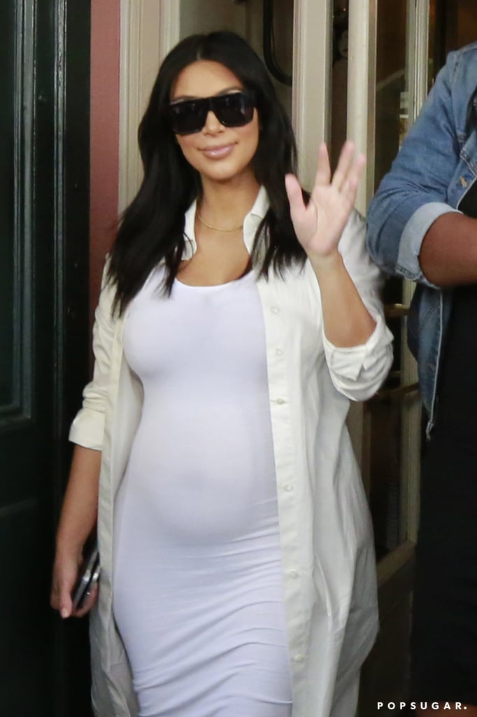 Kim Kardashian Baby Bump Pictures August 2015
