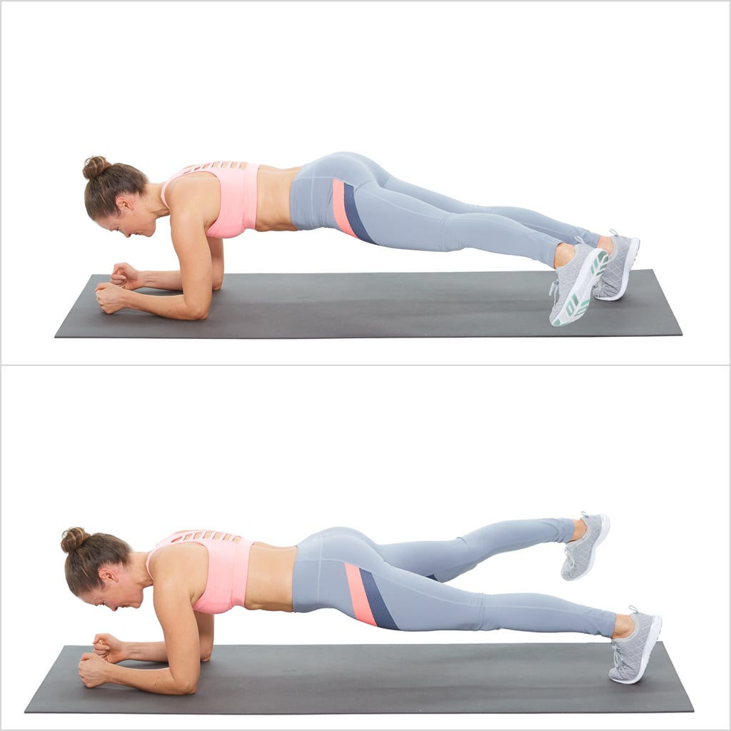 Circuit Two: Elbow Plank With Side Step