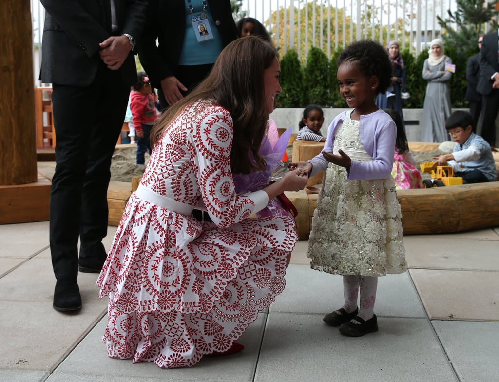 The fancier the dress, the more spectacular the squat.