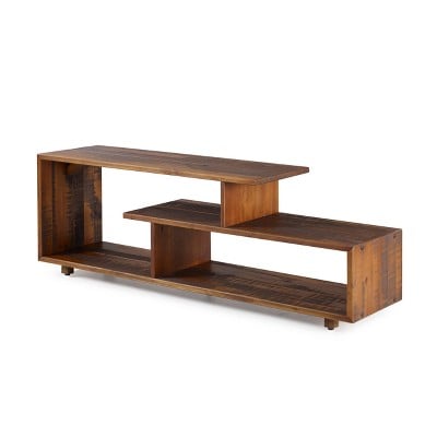 Rustic Modern Solid Wood TV Stand