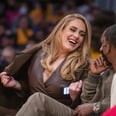 We Can't Stop Watching This Sweet Moment Between Adele and Kid Cudi at the Lakers Game