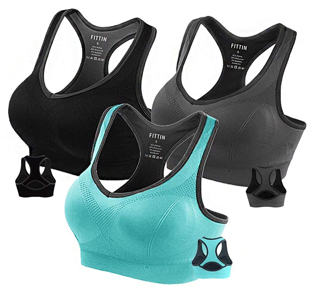 FITTIN Racerback Sports Bras Best Padded Sports Bras 2019 POPSUGAR