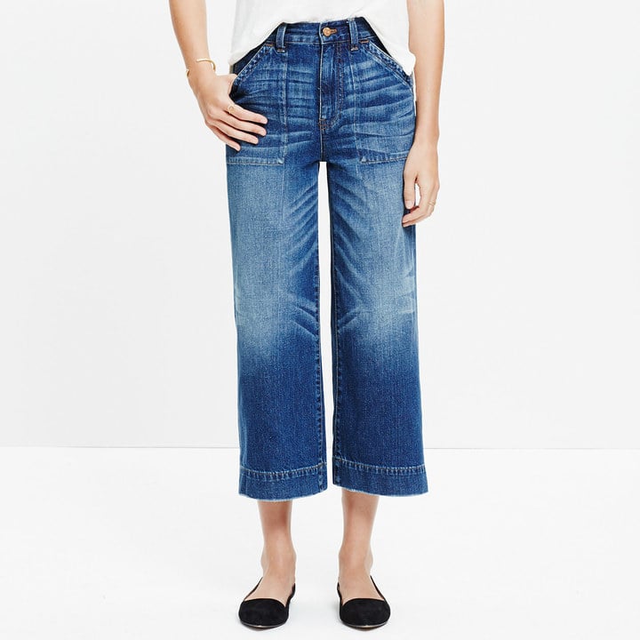 Madewell Wide-Leg Crop Jeans ($128)