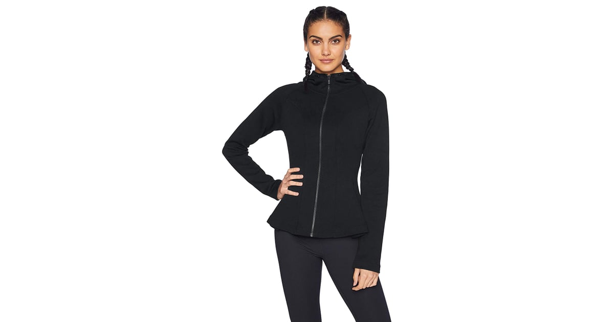 Core 10 Women's Motion Tech Fleece Fitted Peplum FullZip Hoodie Jacket