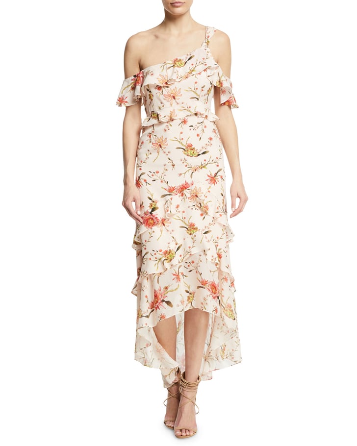 Rachel Zoe Jillian Silk Floral-Print One-Shoulder Maxi Dress | Kate ...