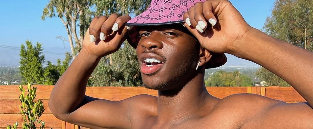 Lil Nas X Diamond Manicure and Matching Grillz For Birthday
