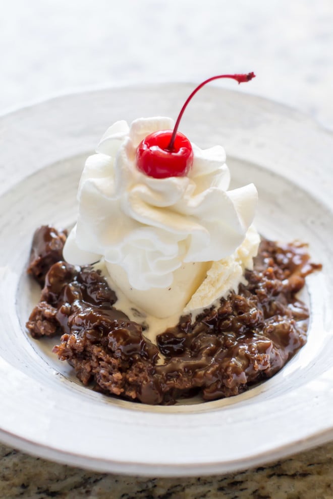 Slow-Cooker Chocolate Lava Cake