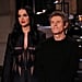 Katy Perry Wears Mugler Catsuit on "Saturday Night Live"