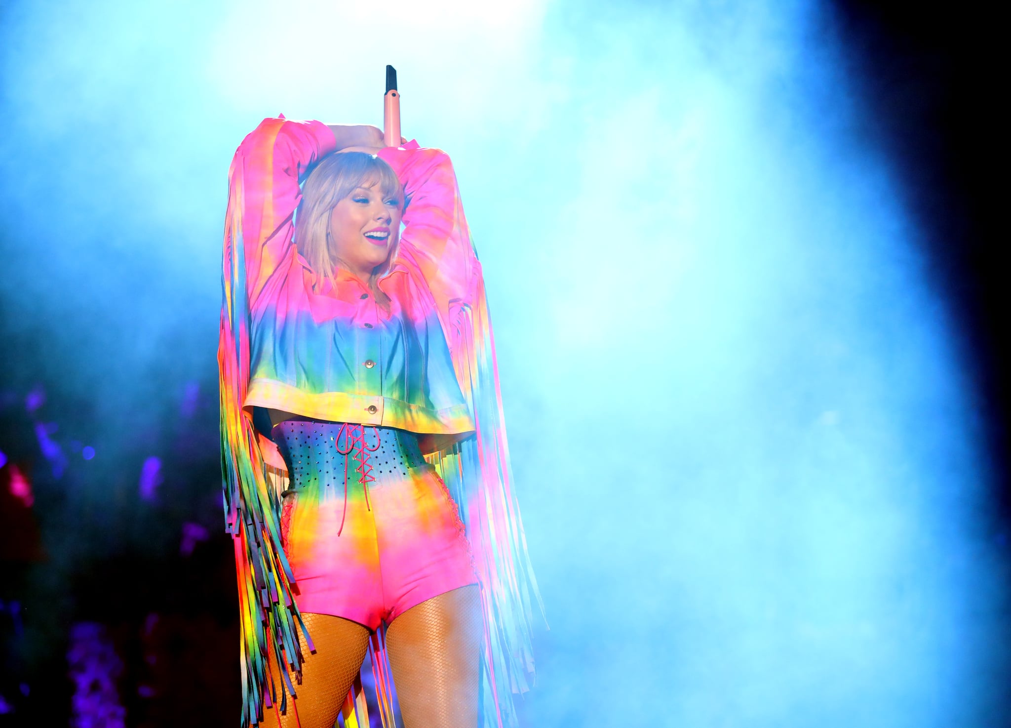 CARSON, CALIFORNIA - JUNE 01: (EDITORIAL USE ONLY. NO COMMERCIAL USE) Taylor Swift performs onstage at 2019 iHeartRadio Wango Tango presented by The JUVÉDERM® Collection of Dermal Fillers at Dignity Health Sports Park on June 01, 2019 in Carson, California. (Photo by Rich Fury/Getty Images for iHeartMedia)