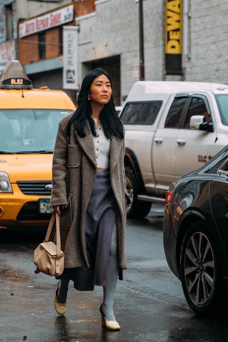 Long Gray Cardigan Outfit