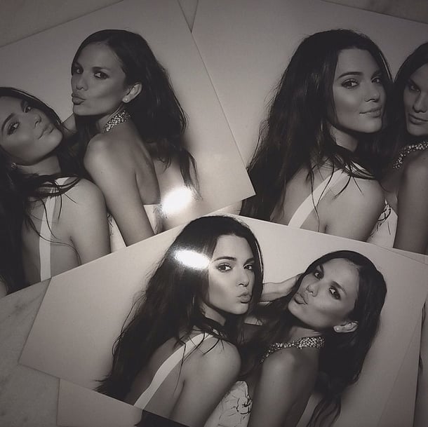 Kendall Jenner shared a few of her wedding photobooth snaps.
Source: Instagram user kendalljenner