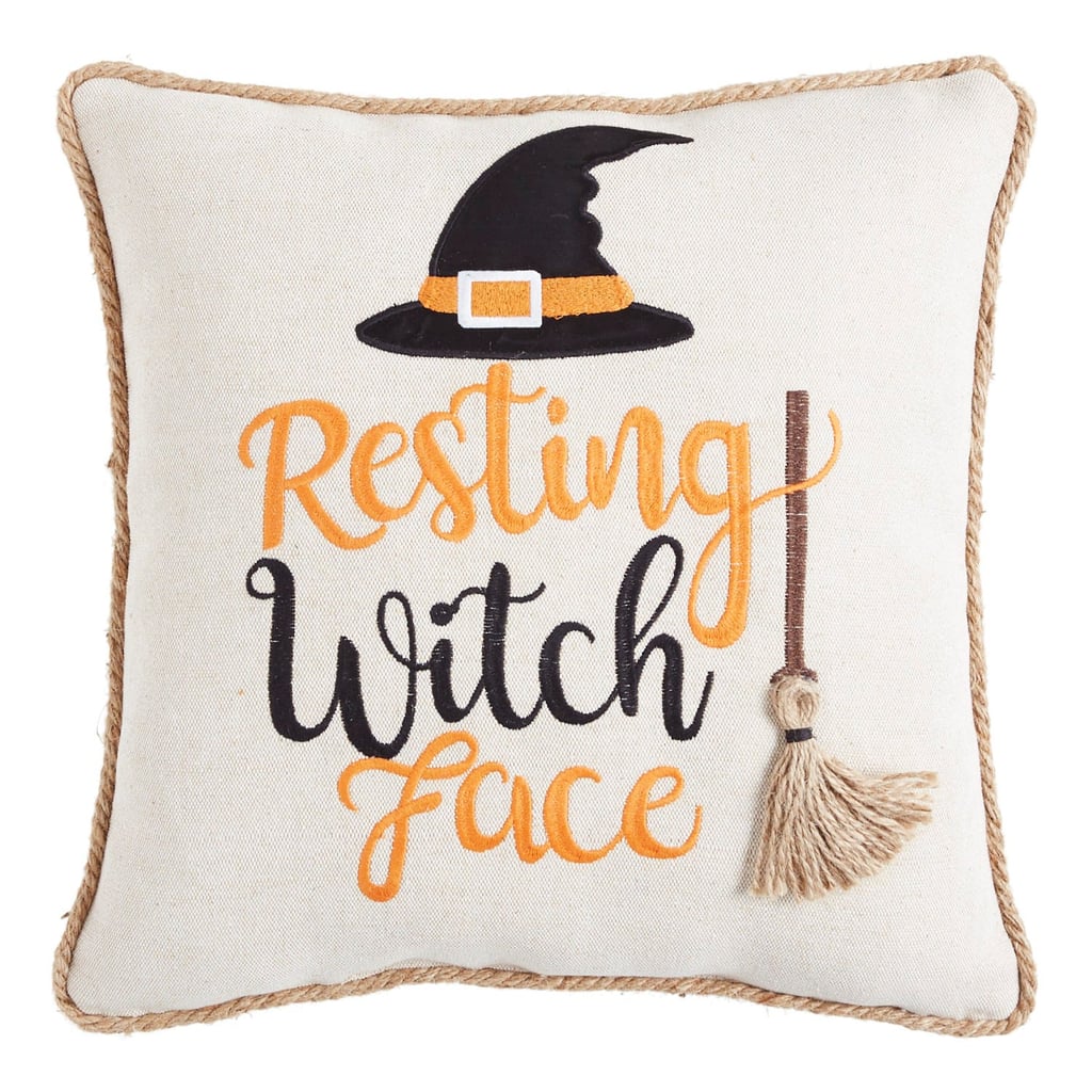 Resting Witch Face Pillow
