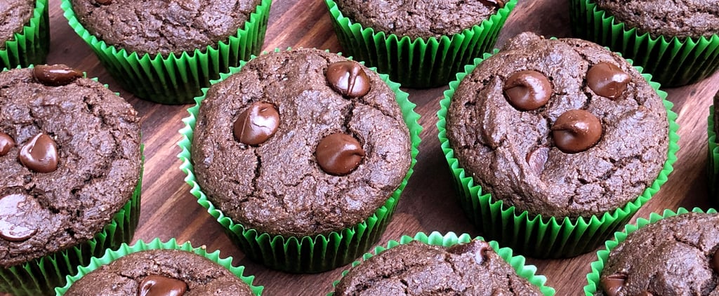 These Double Chocolate Chip Mint Vegan Protein Muffins Offer 7 Grams of Protein