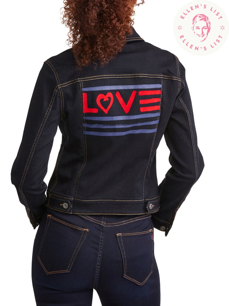 EV1 Love Flag Denim Jacket