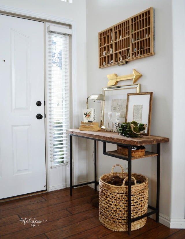 Rustic Entryway Table