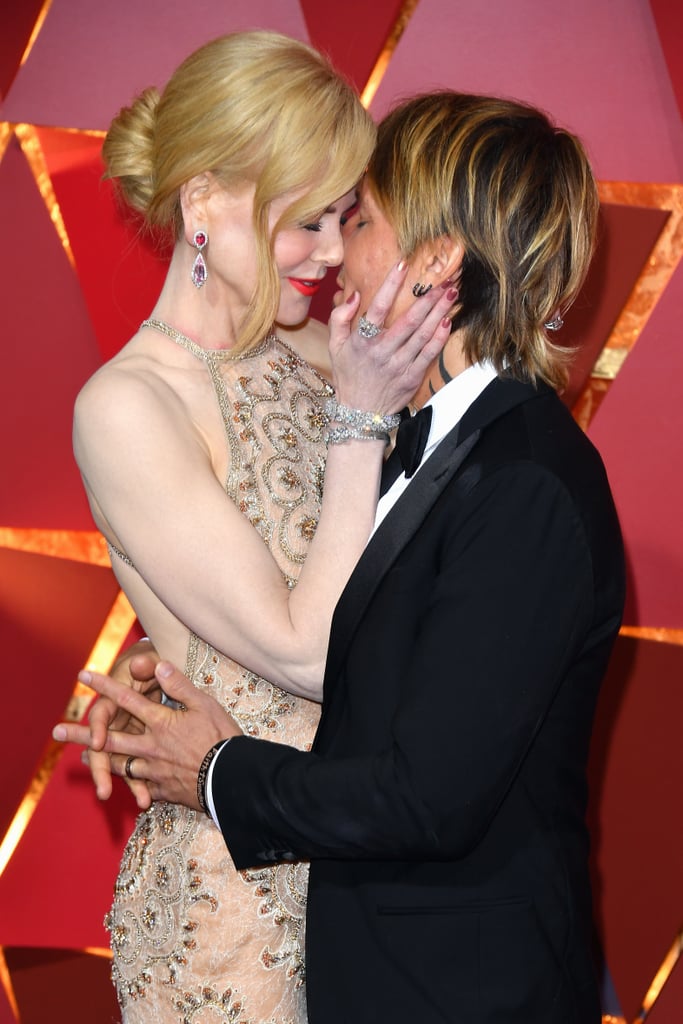 Nicole Kidman and Keith Urban at the 2017 Oscars