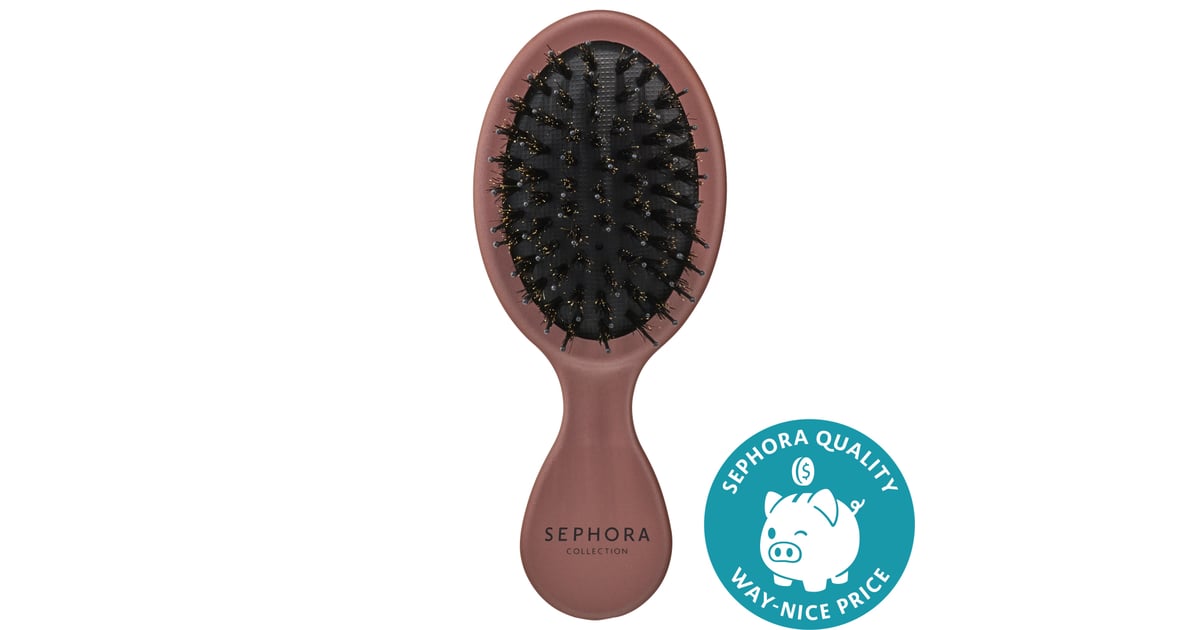 Sephora Collection Mini Gloss Dual Boar Bristle Brush Best Hair Brushes at Sephora POPSUGAR