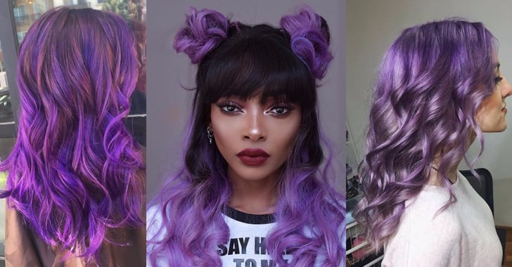 Ultra Violet Hair Pantone Color Of The Year 2018 Popsugar Beauty