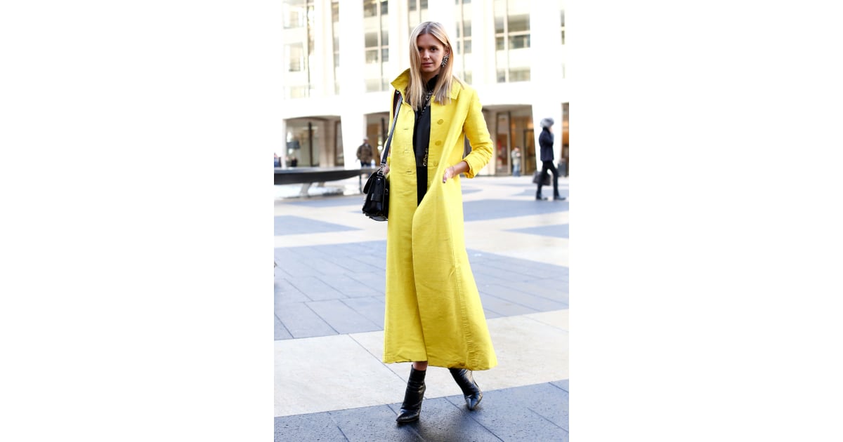 lemon yellow coat