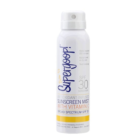 Fragrance-free and packed with vitamin C, Supergoop SPF 30 Sunscreen Mist ($13) is an all-around winner.