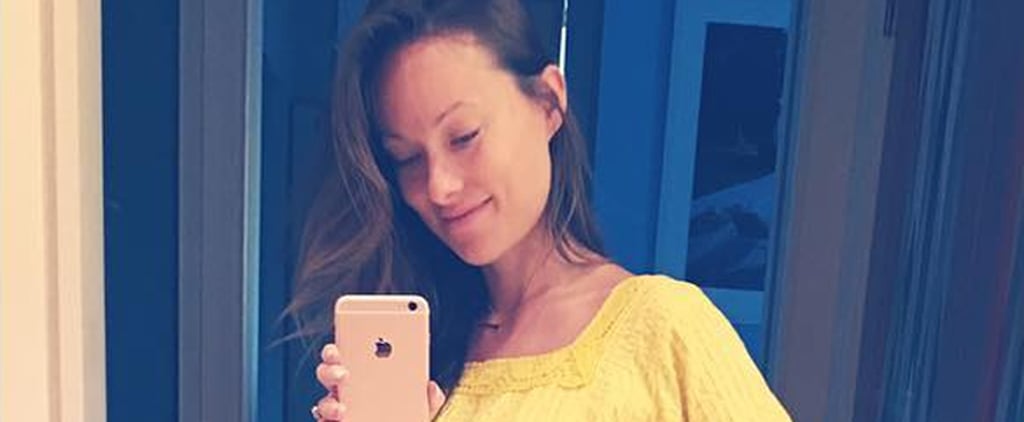 Olivia Wilde's Vintage Yellow Maternity Dress