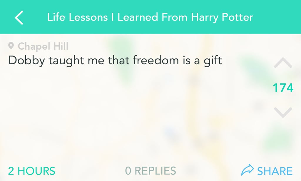 Freedom is precious.