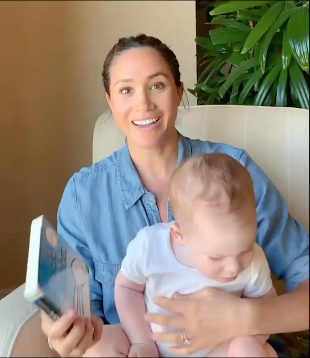 Meghan Markle S Chambray Shirt For Archie S First Birthday Popsugar Fashion