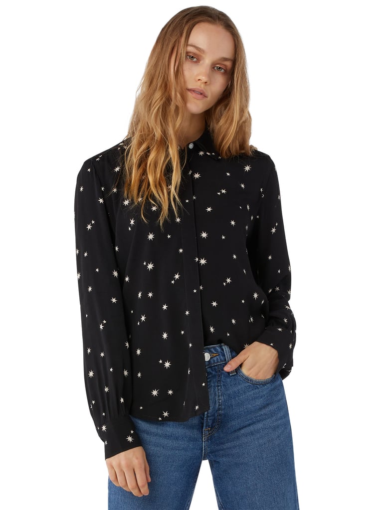 Free Assembly Women's Viscose Put Together Shirt