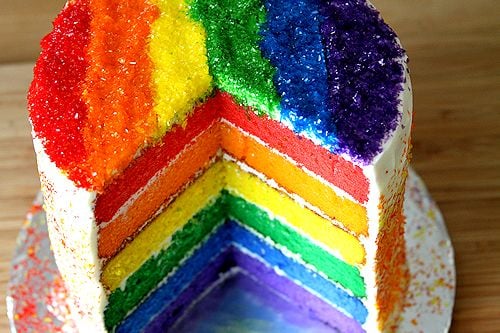 Big Fat Rainbow Cake Rainbow Desserts Popsugar Food Photo 17