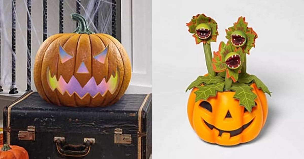 SoundActivated Pumpkin Decorations POPSUGAR Home