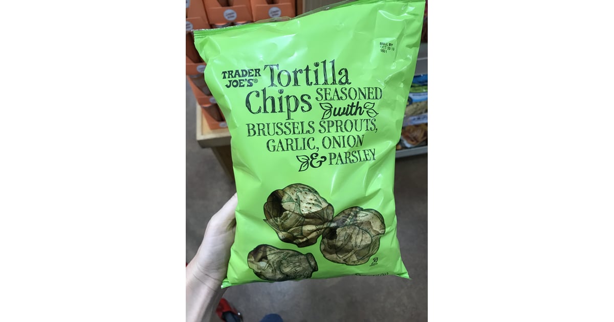 Trader Joe's Tortilla Chips Seasoned With Brussels Sprouts, Garlic