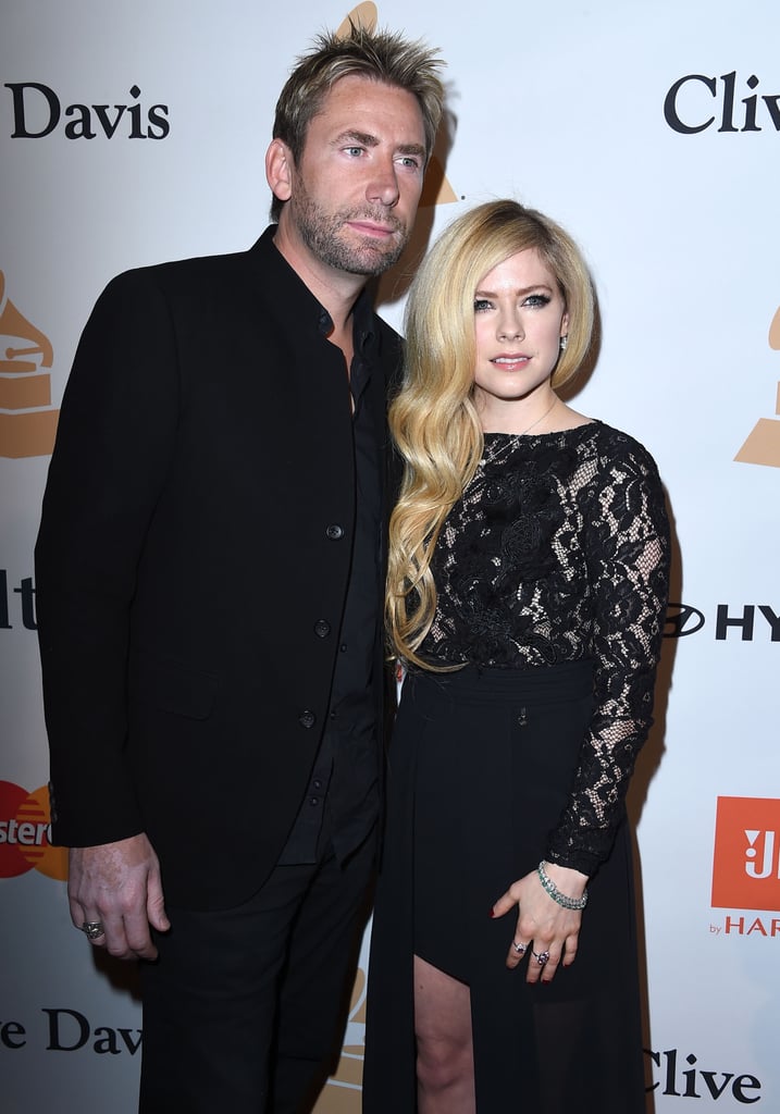Avril Lavigne and Chad Kroeger at Grammys Party 2016