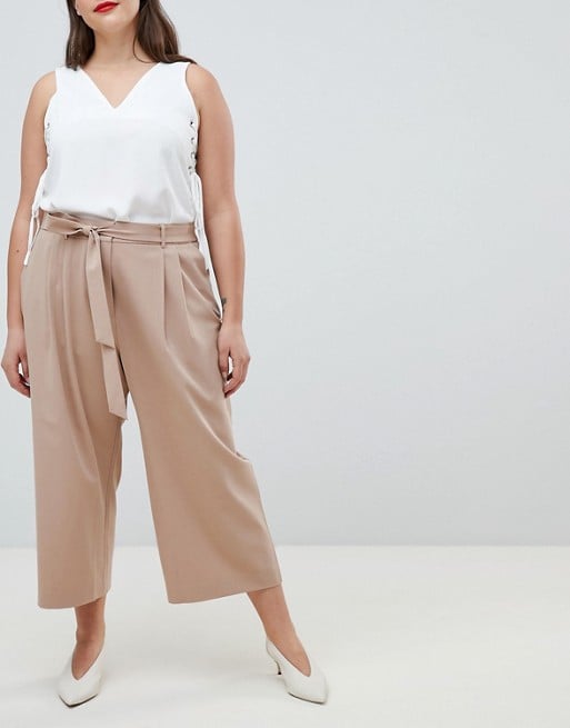 Asos Design Curve Mix & Match Culotte With Tie Waist