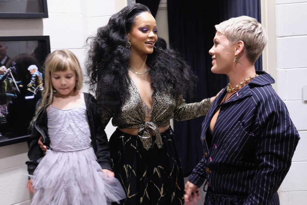 Rihanna and Pink's Daughter Willow at the 2018 Grammys