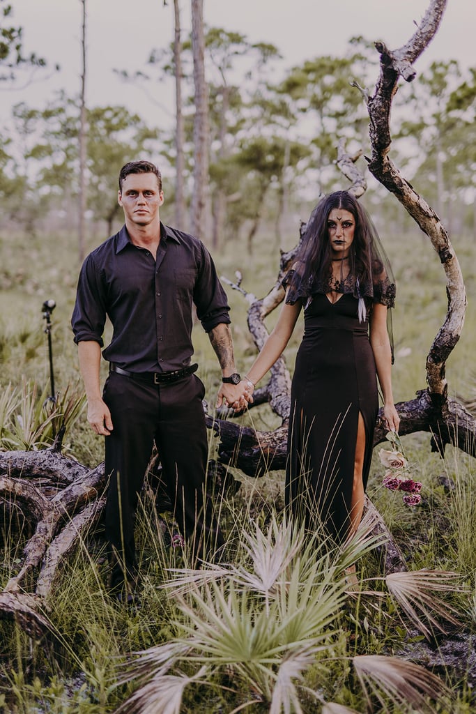 Witch-Inspired Halloween Wedding Shoot​