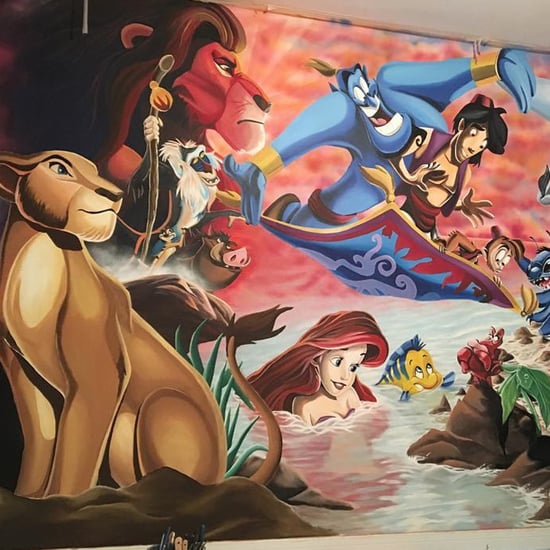 Dad Paints Disney Mural For His Daughter