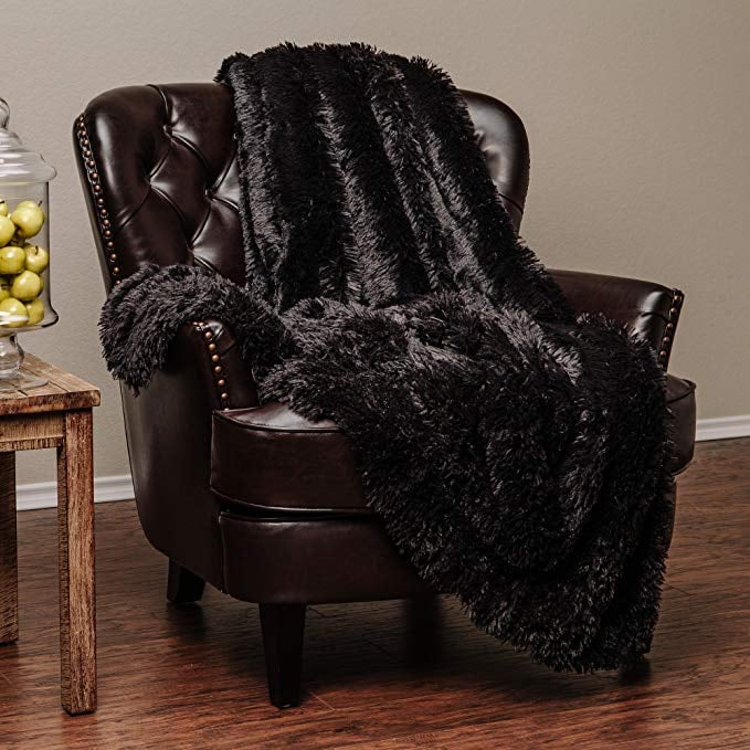 Chanasya Super Soft Shaggy Longfur Throw Blanket