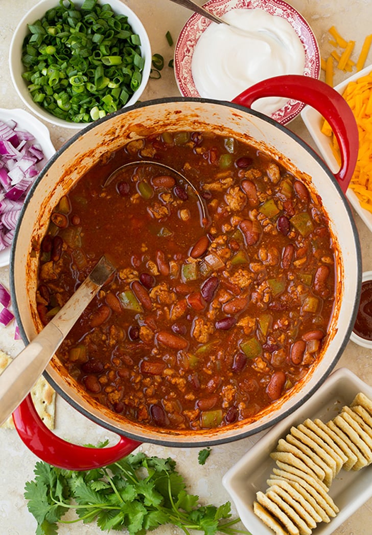 Turkey and Kidney Bean Chili | Make-Ahead Super Bowl Recipes For Game ...