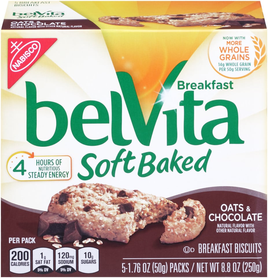belVita Breakfast Biscuits Soft Baked Oats & Chocolate