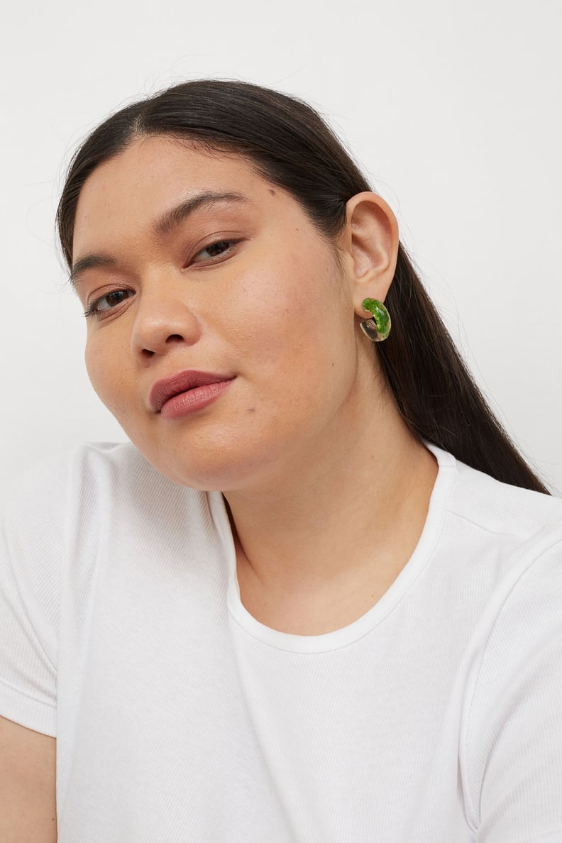 A Green Moment: H&M Hoop Earrings