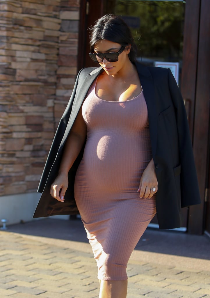 Kim Kardashian and Kanye West Out in LA September 2015