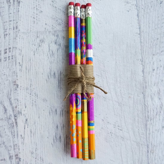 Whimsical Neon Pencils