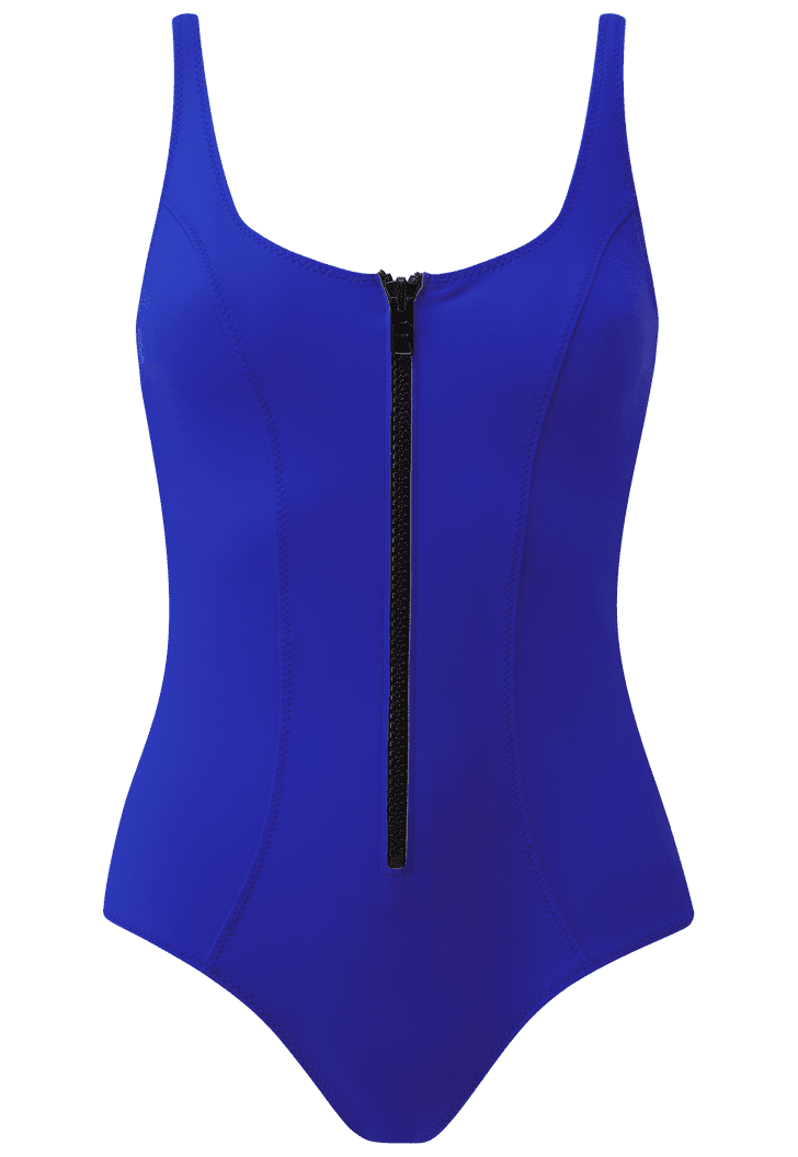 Ciara's Exact Lisa Marie Fernandez Swimsuit | Ciara Blue Zipper ...