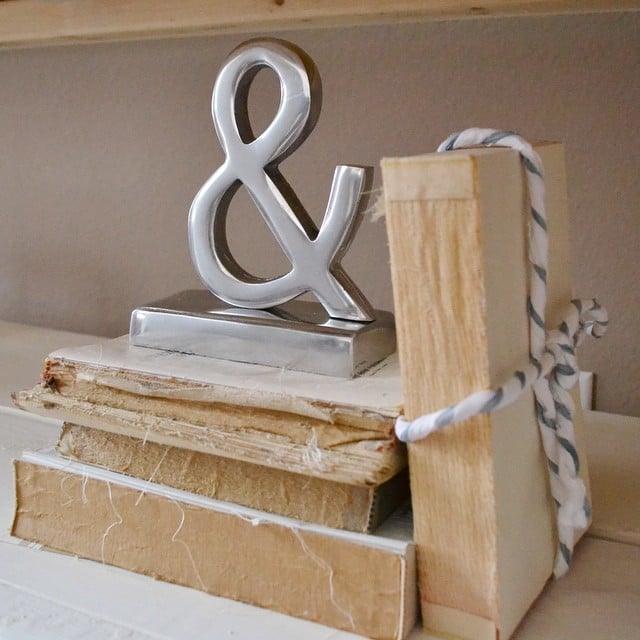 The find an ampersand bookend. HomeGoods Decor POPSUGAR Home Photo 61