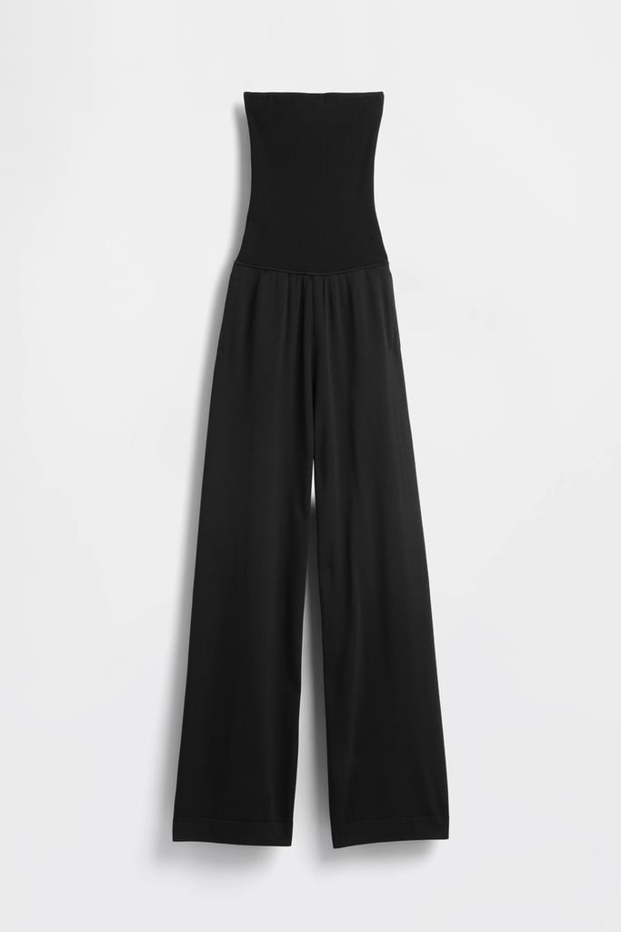 Gap x Béis Bandeau Jumpsuit in Black