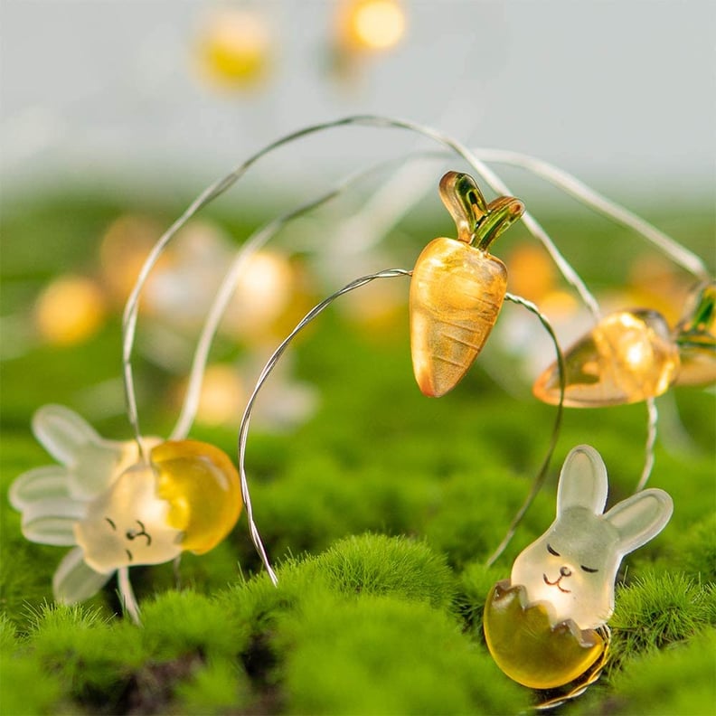 Fairy Lights: KAiSnova Easter Rabbit Bunny Carrot String Lights